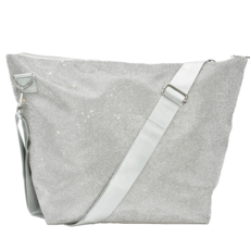 ISCREAM WHITE CRYSTAL OVERNIGHT BAG
