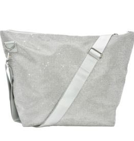 ISCREAM WHITE CRYSTAL OVERNIGHT BAG