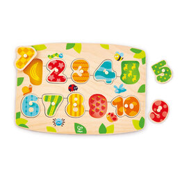 HAPE NUMBER PEG PUZZLE