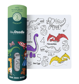 HEY DOODLE DINOROAR MINI COLOURING & DOODLE MAT