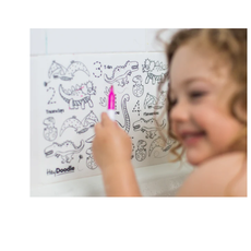 HEY DOODLE DINOROAR MINI COLOURING & DOODLE MAT