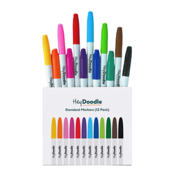 HEY DOODLE STANDARD MARKERS -12 PACK
