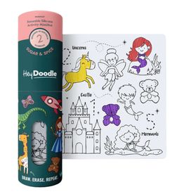 HEY DOODLE SUGAR & SPICE MINI COLOURING & DOODLE MAT