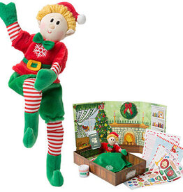 ELF MAGIC 10" MAGIC ELF PLAYSET AND BOOK - BOY ELF - BLONDE