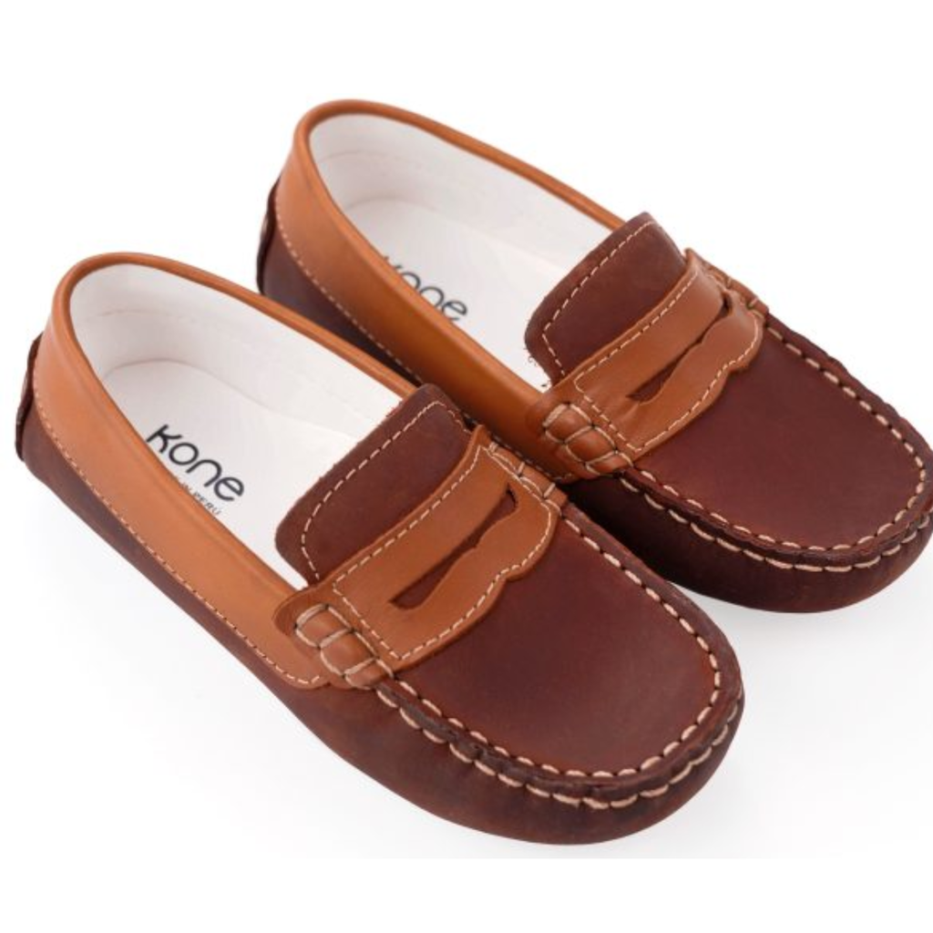 KONE BOYS PENNY LOAFER COP/NAT
