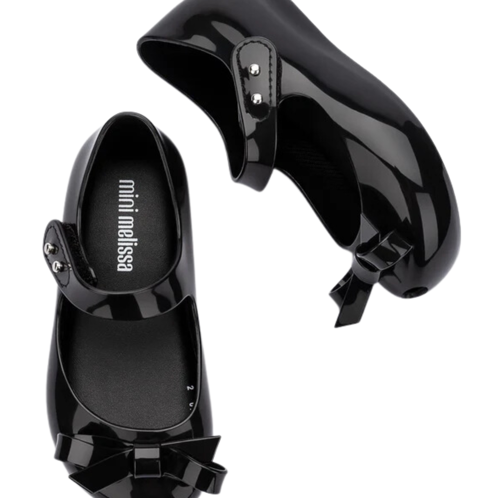 MINI MELISSA MINI MELISSA ULTRAGRL BOW BABY BLACK