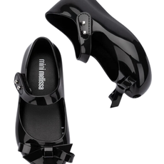 MINI MELISSA MINI MELISSA ULTRAGRL BOW BABY BLACK