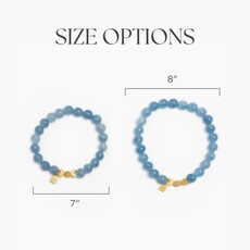 FRESHLY PICKED aquamarine birthstone bracelet - march