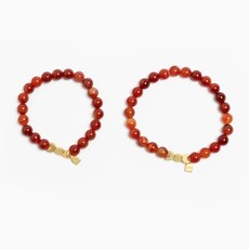 FRESHLY PICKED red garnet birthstone bracelet - january
