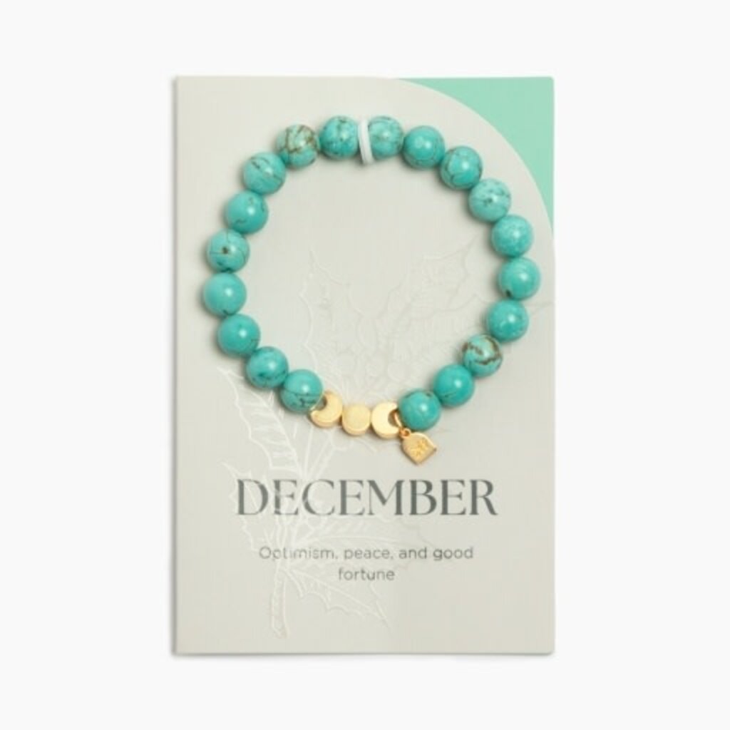FRESHLY PICKED turq. birthstone bracelet - december