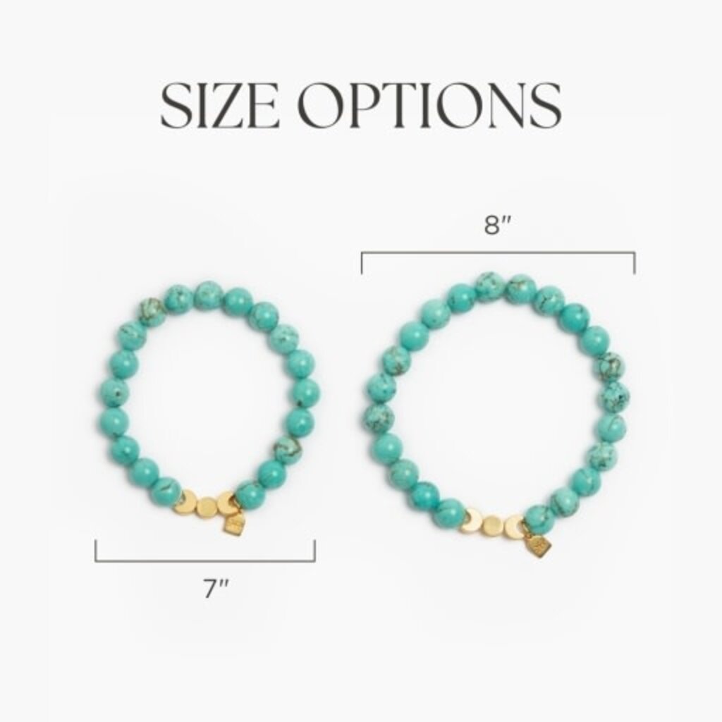 FRESHLY PICKED turq. birthstone bracelet - december