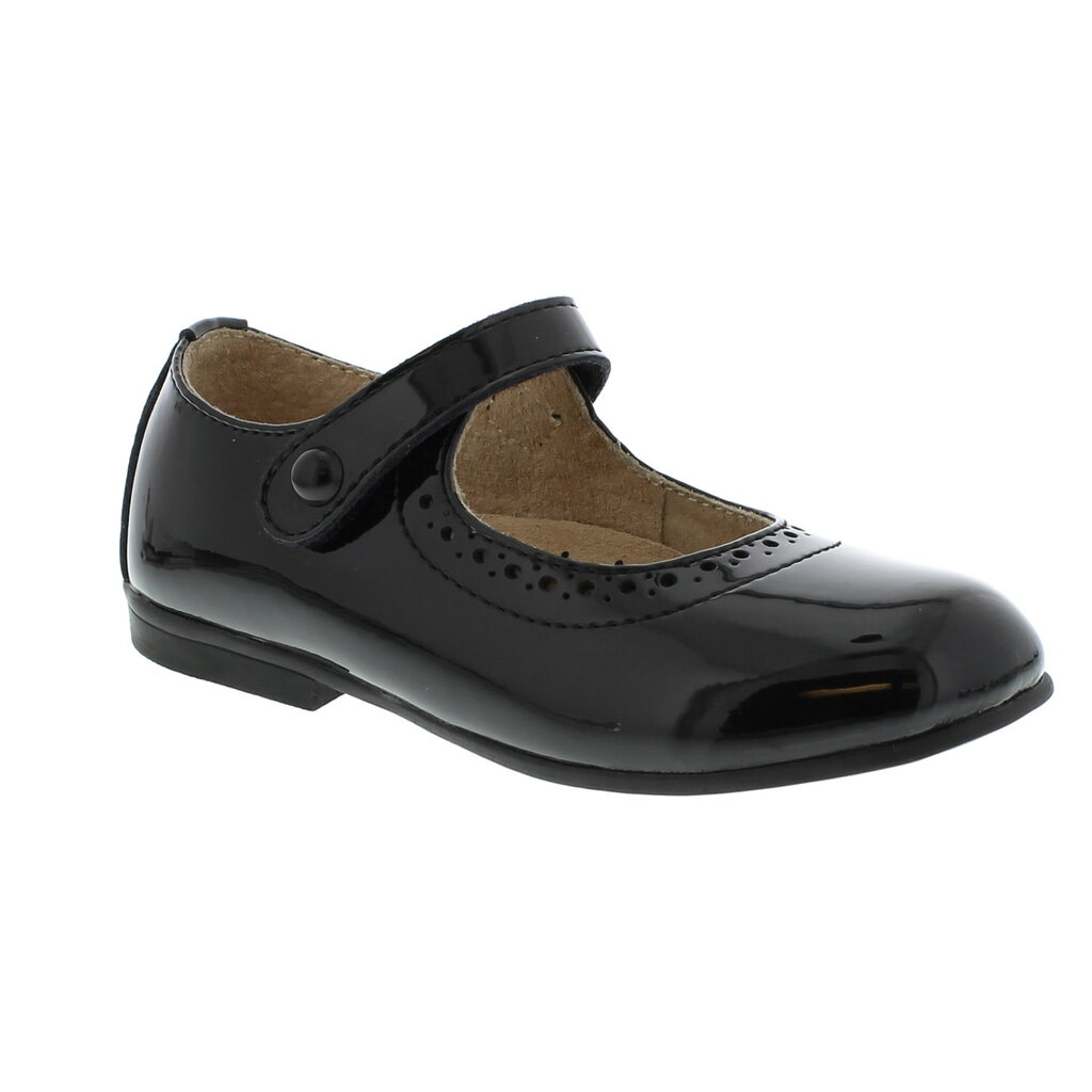 FOOTMATES EMMA- BLACK PATENT