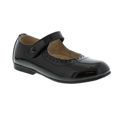 FOOTMATES EMMA- BLACK PATENT