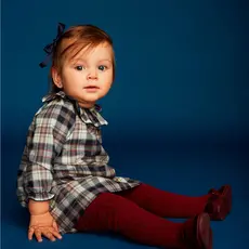 CHILDRENCHIC CLASSIC VELVET MARY JANES-BURGUNDY