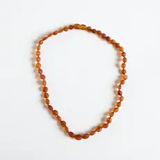 CanyonLeaf CLASSIC AMBER NECKLACE- RAW COGNAC
