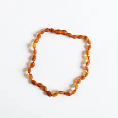 CanyonLeaf CLASSIC AMBER NECKLACE- RAW COGNAC