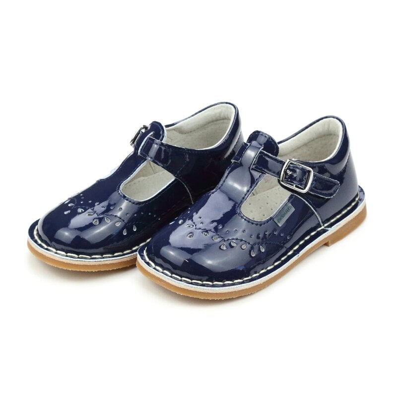LAMOUR RUTHIE T-STRAP - PAT. NAVY