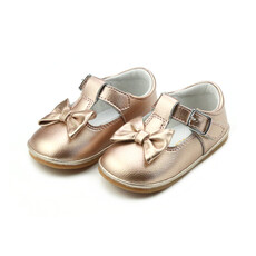 LAMOUR MINNIE BOW LEATHER MJ - ROSEGOLD
