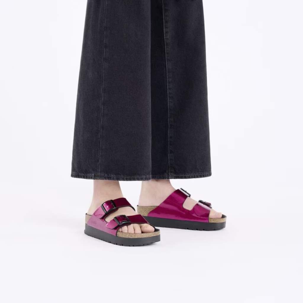 birkenstock ARIZONA FLEX PLATFORM-STEEL MAGENTA