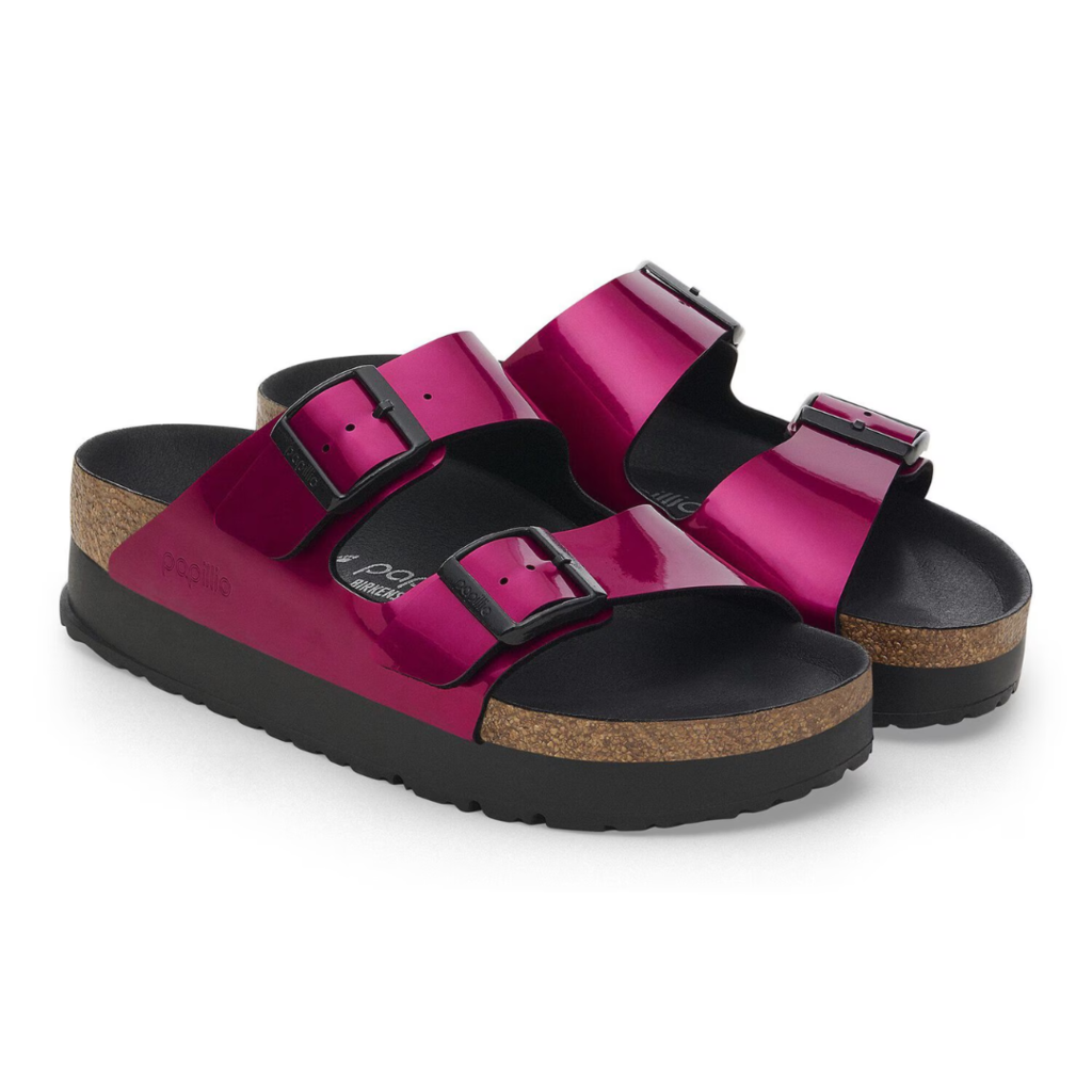birkenstock ARIZONA FLEX PLATFORM-STEEL MAGENTA
