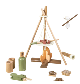 COCO VILLAGE WOODEN CAMPING PLAYSET