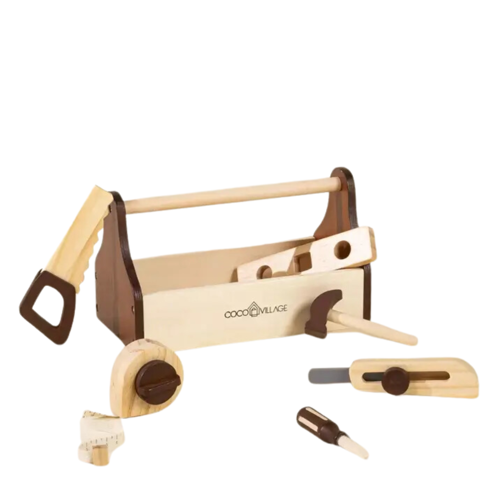 COCO VILLAGE WOODEN TOOL PLAYSET