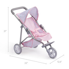 JC TOYS BERENGUER BOUTIQUE-FOLDING JOGGER PINK