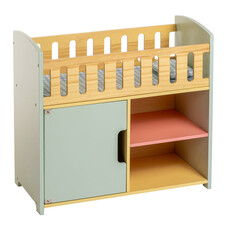 JC TOYS TWIGGLY TOYS-DELUXE WOOD CRIB STATION