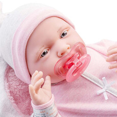 JC TOYS LA NEWBORN 15.5" SOFT BABY DOLL BUNNY THEMED