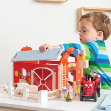 LE TOY VAN FARMYARD ANIMAL BARN