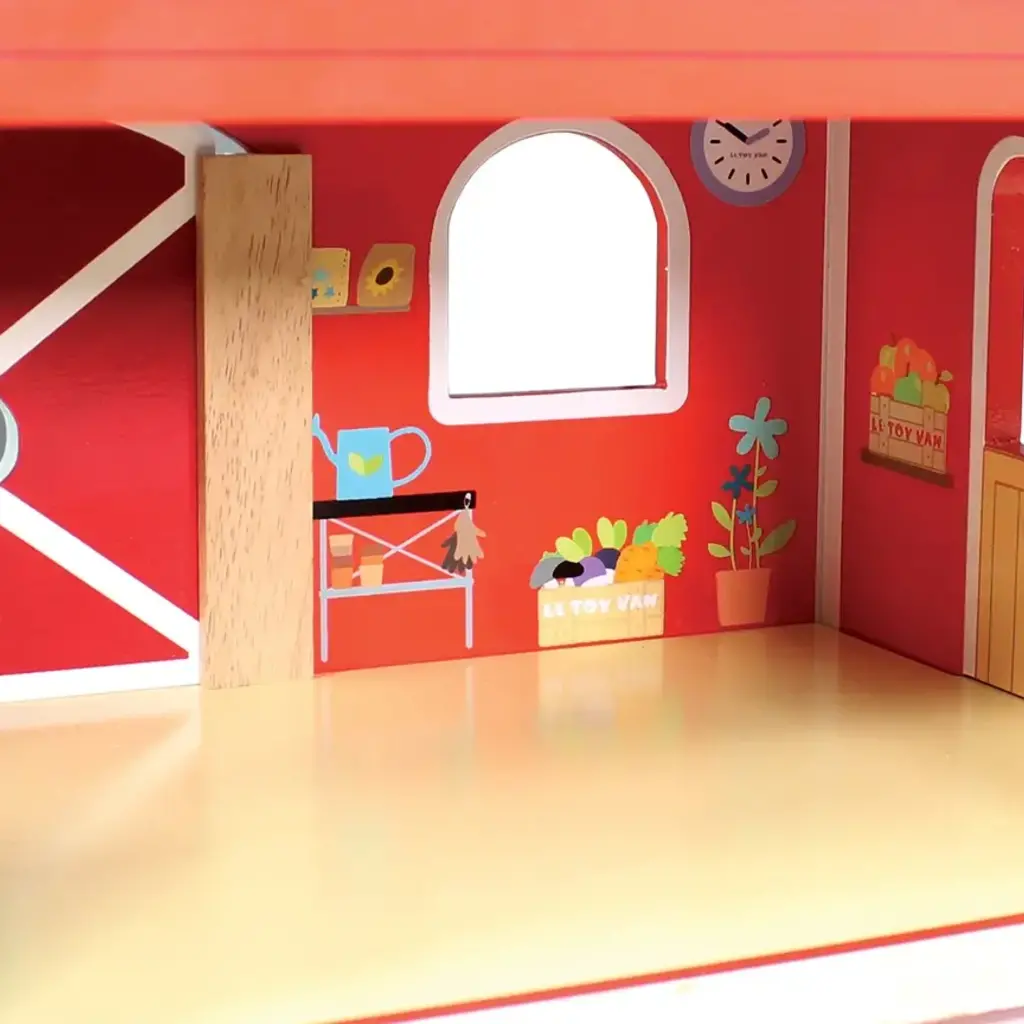 LE TOY VAN FARMYARD ANIMAL BARN