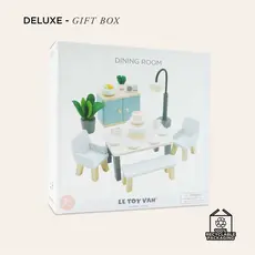 LE TOY VAN WOODEN DOLLS HOUSE DINING ROOM