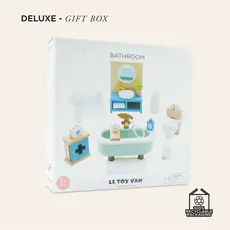 LE TOY VAN WOODEN DOLLS HOUSE BATHROOM FURNITURE