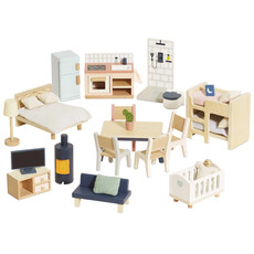 LE TOY VAN COMPLETE DOLLS HOUSE FURNITURE