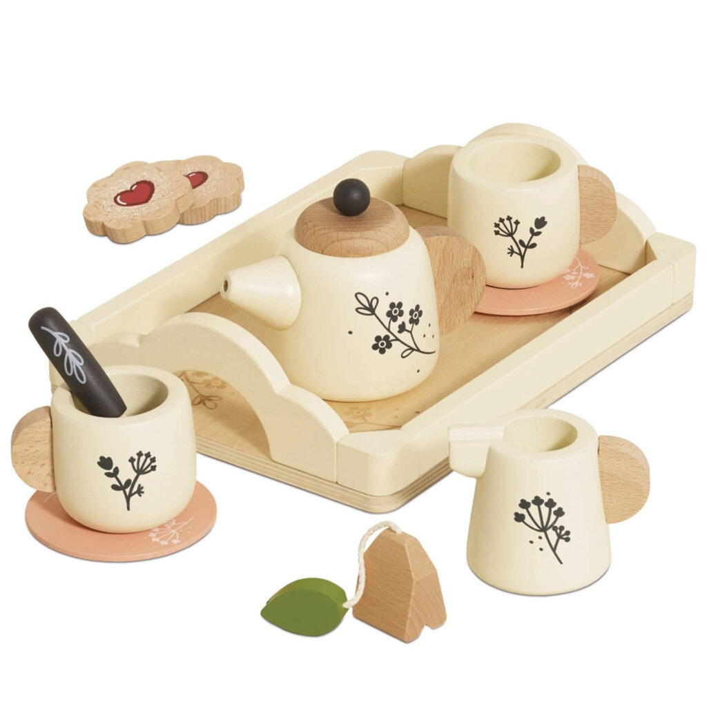 LE TOY VAN WOODEN TEA SET & TRAY
