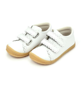 LAMOUR MARISA SCALLOPED SNEAKER - WHITE