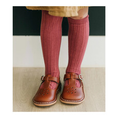 LAMOUR JOY T-STRAP MJ - COGNAC