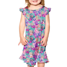 Sunshine Society KIDS SILKY DISCO DRESS