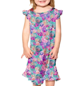 Sunshine Society KIDS SILKY DISCO DRESS