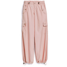 TRACTR GIRL'S PARACHUTE PANT-PINK