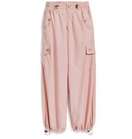 TRACTR GIRL'S PARACHUTE PANT-PINK