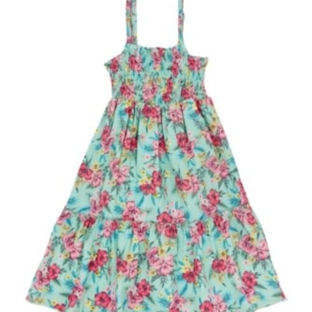 FEATHER 4 ARROW MARINA SMOCKED DRESS