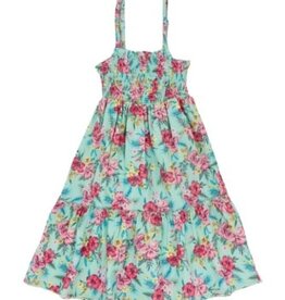 FEATHER 4 ARROW MARINA SMOCKED DRESS