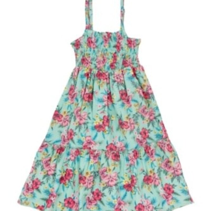 FEATHER 4 ARROW MARINA SMOCKED DRESS