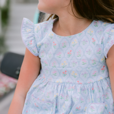 LOVE GEORGE BOTANICAL FLORAL DRESS-POPPYLAND