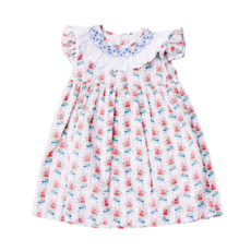 LOVE GEORGE HEART BOUQUET DRESS-POPPYLAND