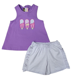 BANANA SPLIT GIRLS SUMMER TREATS SHORT SET