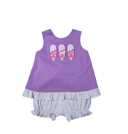 BANANA SPLIT GIRLS SUMMER TREATS BLOOMER SET