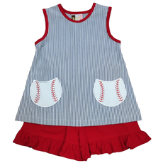 BANANA SPLIT GIRLS PLAY BALL SHORT SET