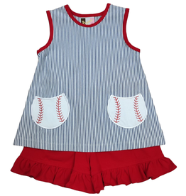 BANANA SPLIT GIRLS PLAY BALL SHORT SET